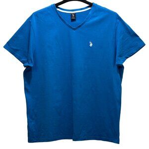 Men Blue US Polo Tee Shirt Size XL